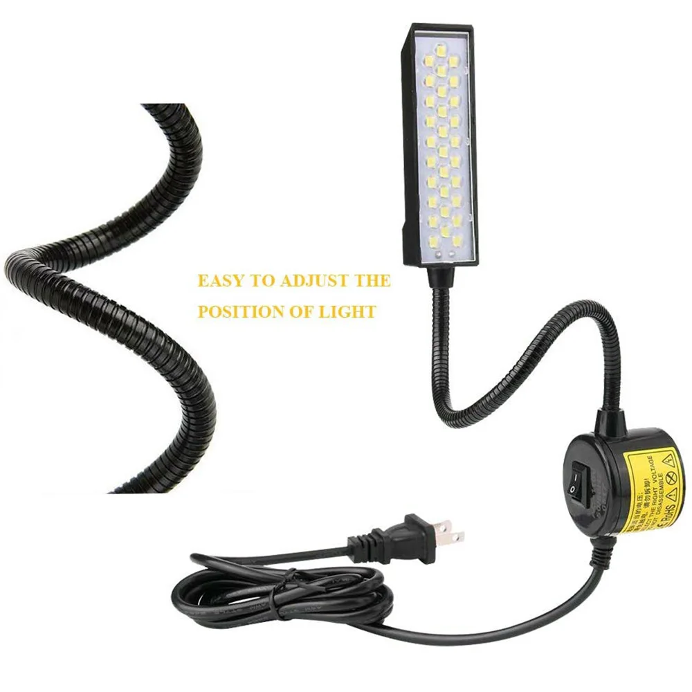 15/30 LED Sewing Machine Light AC110-265V LED Working Gooseneck Light Lamp Machine Accessories Luminaire Drop Shipping