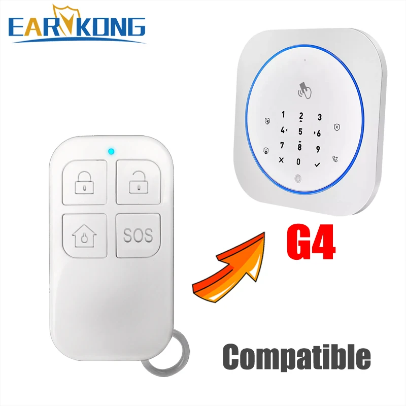 Earykong 433MHz Controle Remoto Sem Fio Para PG103 / W2B Sistema de Alarme WIFI GSM de Segurança Doméstica