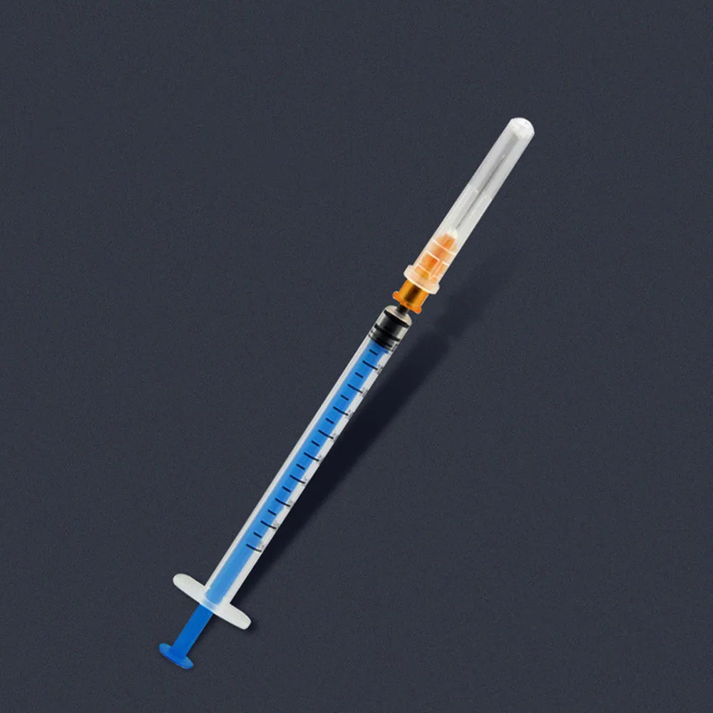 10pcs 1ml Disposable Plastic Liquid Dispenser Syringe Needle Industrial Glues, injection syringe for Human