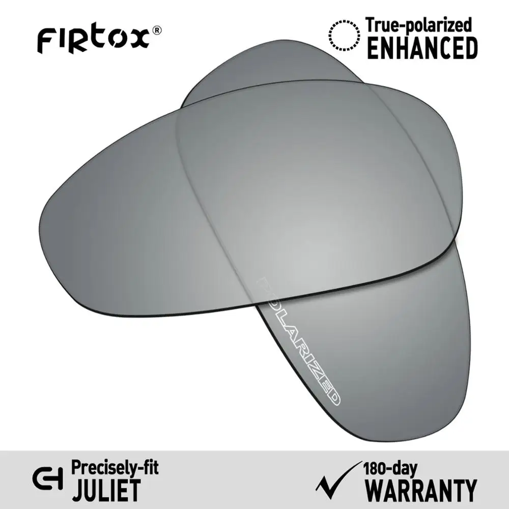 Firtox Anti-Seawater Polarized Lenses Replacement for-Oakley Juliet Sunglasses (Lens Only) - Multiple Colors