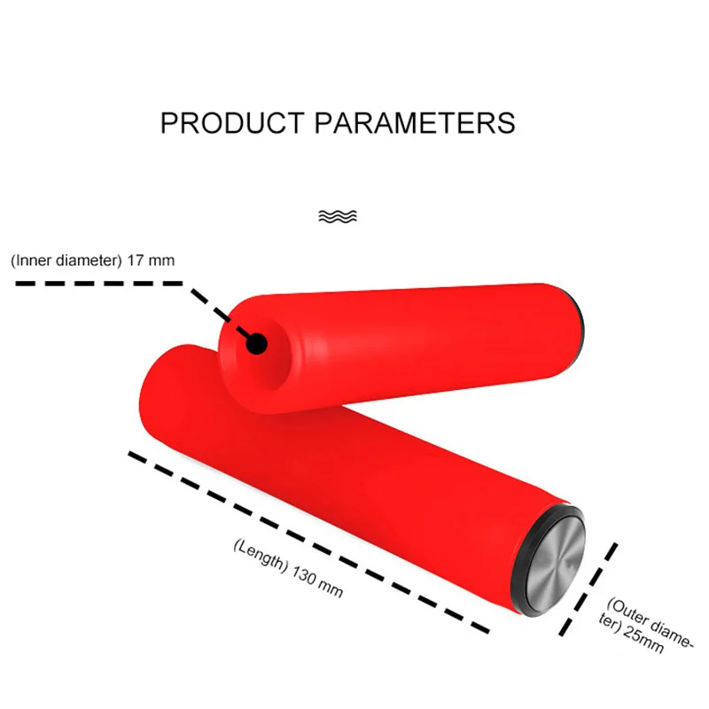 Bicycle Silicone Grip Cover Sliding Handlebar Cover Mountain Bike Ultra Light Shock Absorbing Silicone Grip Cover Bicycle Part