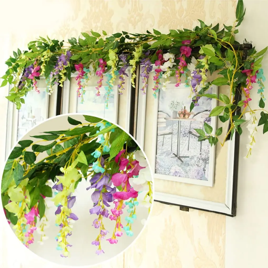 Silk Wisteria Garland 4