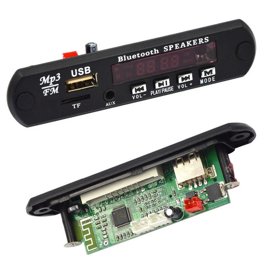 Bluetooth Decoder Board Automobile MP3 FM Radio Bluetooth 5 0 Speaker Module Audio Decoder Board 2020