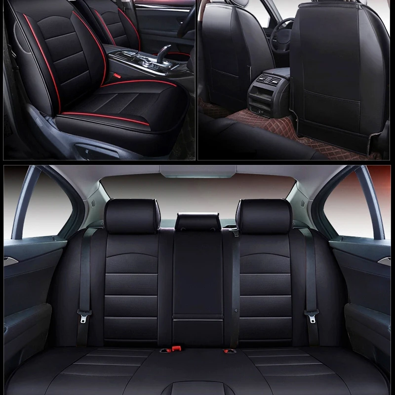 Custom Fit Cowhide & PVC Leather Seat Cushions for Acura CDX 2016 2017 2018 Accessories Seat Cover for Car Protectors 13PCS/Sets