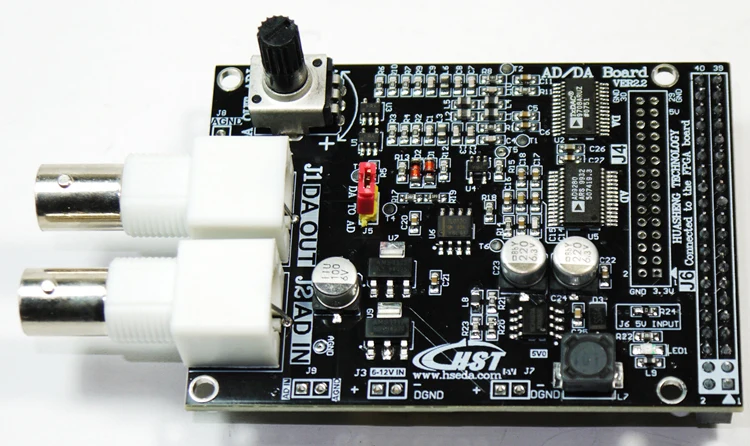 High speed AD / DA data acquisition DDS ver2.2 expansion board ad9708 ad9280 AD development board