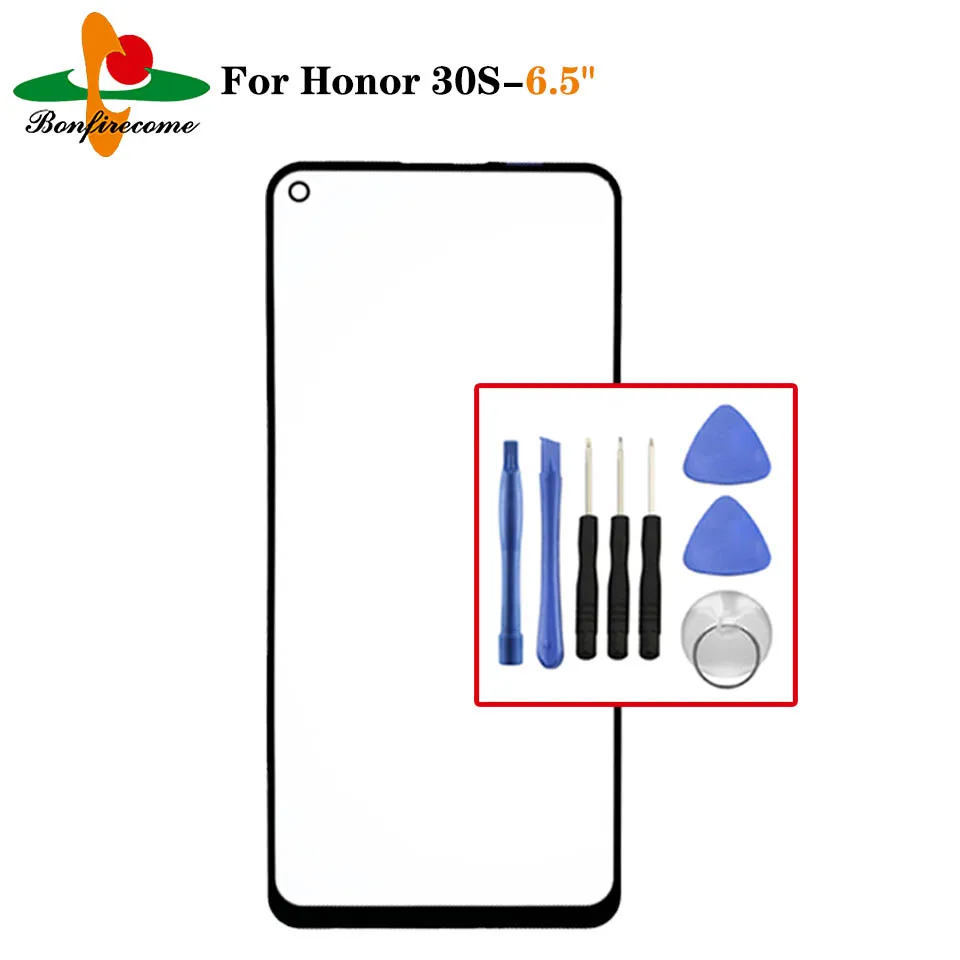 

For Huawei Honor 30S CDY-AN90 Front Touch screen Panel LCD Display Screen Out Glass Cover Lens Phone Repair Replace Part