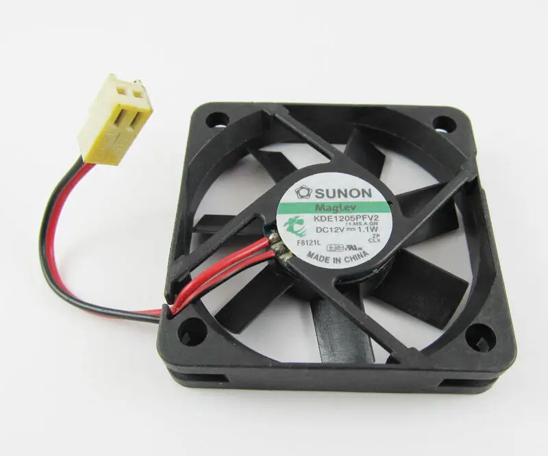 1pc SUNON 50mm x 50mm x10mm 5010 12V DC Fan KDE1205PFV2 11CFM 2 pin 2510 Connector