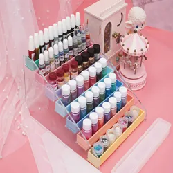 DIY Crystal Epoxy Mold Storage Rack Lipstick Storage Shelf UV Resin Molds Jewelry Accessories Tools