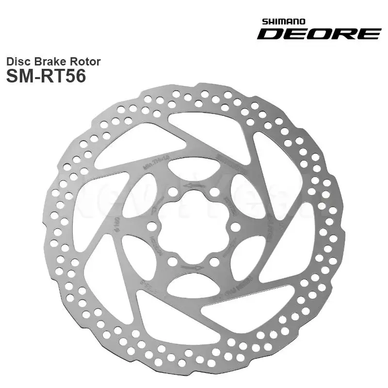 SHIMANO DEORE SM-RT56- 6-Bolt - Disc Brake Rotor - 180/160 mm for MTB Mountain Bike Bicycle Road bike part