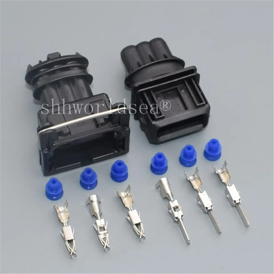 3 pin 282191-1 282729-1  waterproof Fuel Injector auto connector EV1 Car Power Timer Connector Sensor Plug 1-962581-1