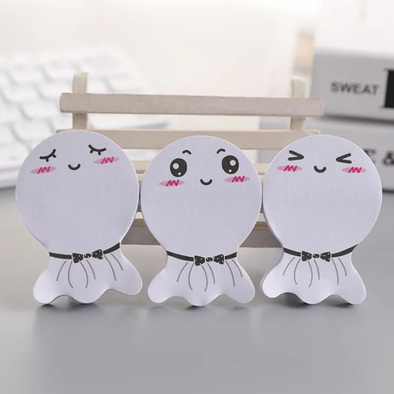 1pc Kawaii Doll Planner Sticky Notes Tearable Notepad Memo Pad Scrapbook Office School Supplies Stationery Notebooks Stickers