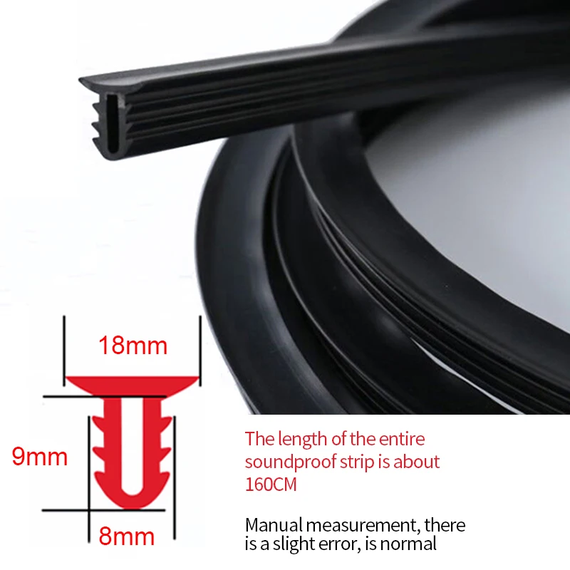 SEAMETAL Car Sealing Strips Dashboard Stickers Decoration Auto Rubber Seals Sticker Weatherstrip Car-styling Interior Accessorie