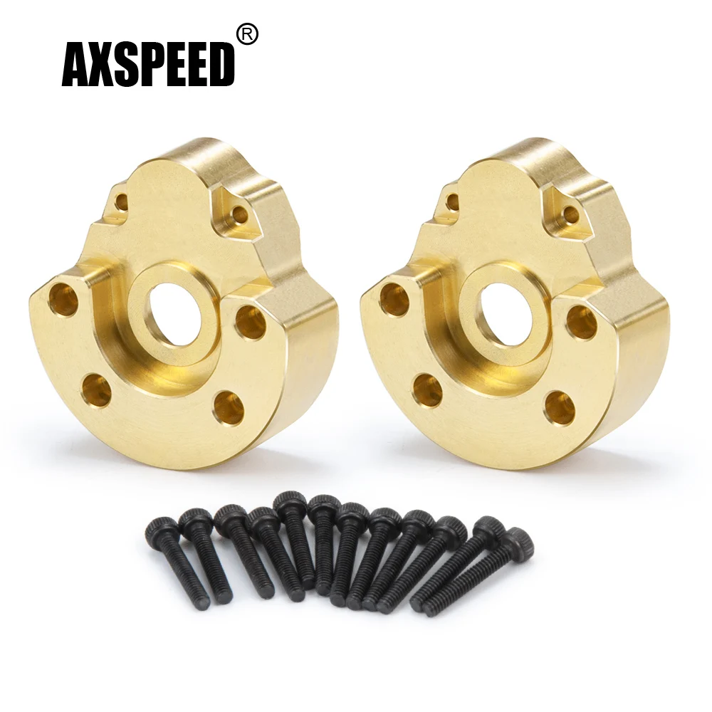 AXSPEED Brass Heavy Front/Rear Axle Counterweight for Redcat GEN8 1/10 RC Rock Crawler CarTruck  Model Upgrade Parts Accessories