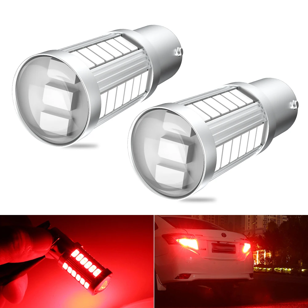 2pcs Led 1156 P21W BA15S 7443 3157 Car LED Reverse Light Bulb Backup Lamp For Hyundai I30 I20 I40 IX25 IX35 TUCSON 2019 Creta