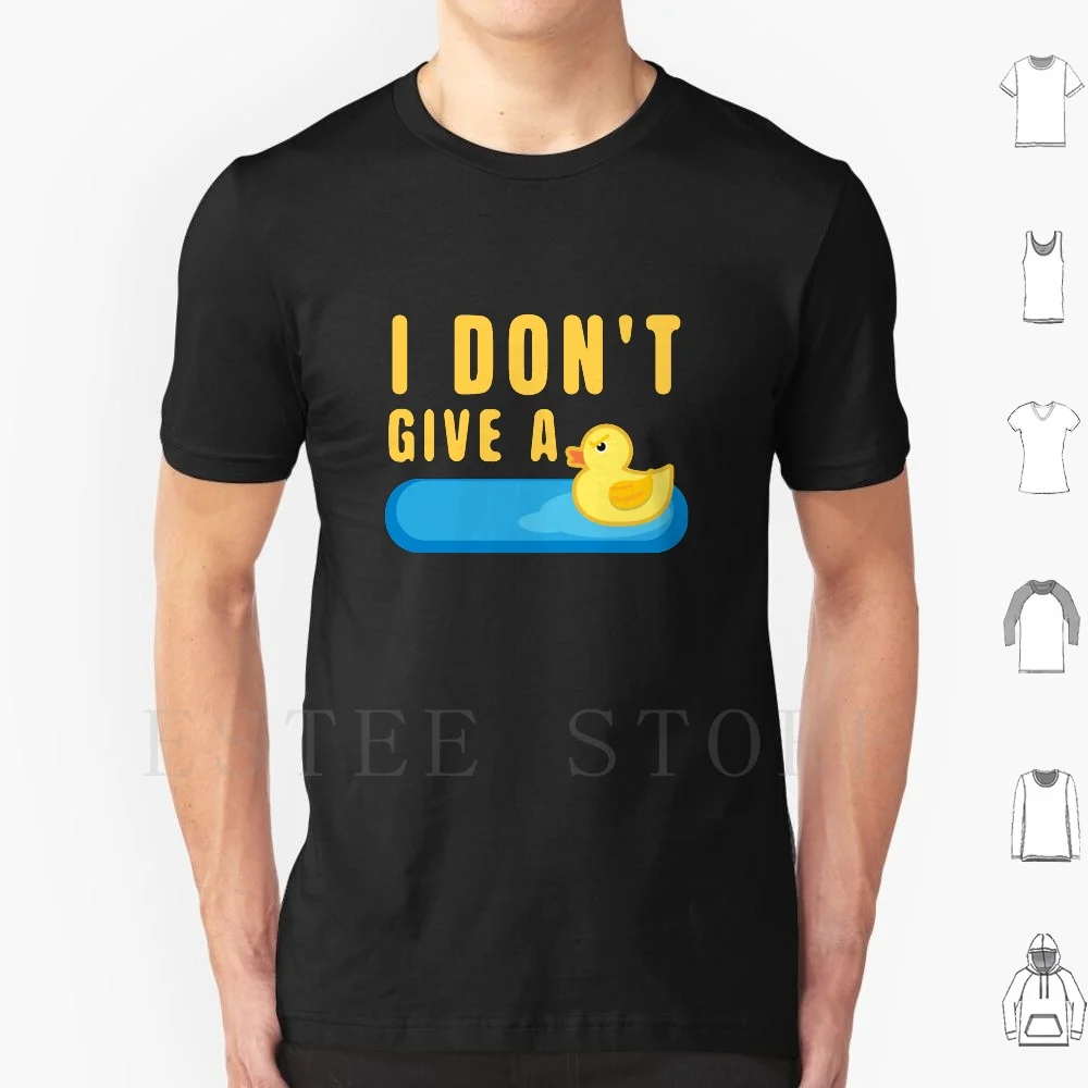 I Don't Give A Duck ( 2 ) T Shirt Cotton Men DIY Print Duck Bird Beard Animals Rabbits Fluffy Pets Chameleons Bird Birds Cute