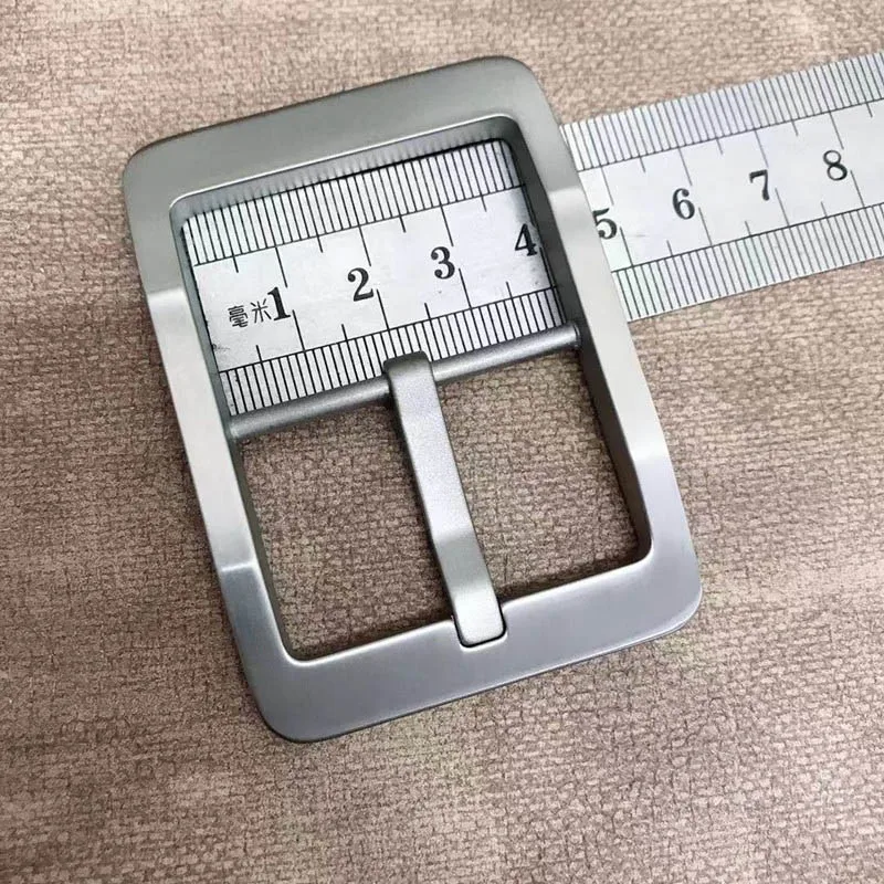 Casual Style 100% Titanium Pin Belt Buckle Fit 3.8 Mm Belt Strap
