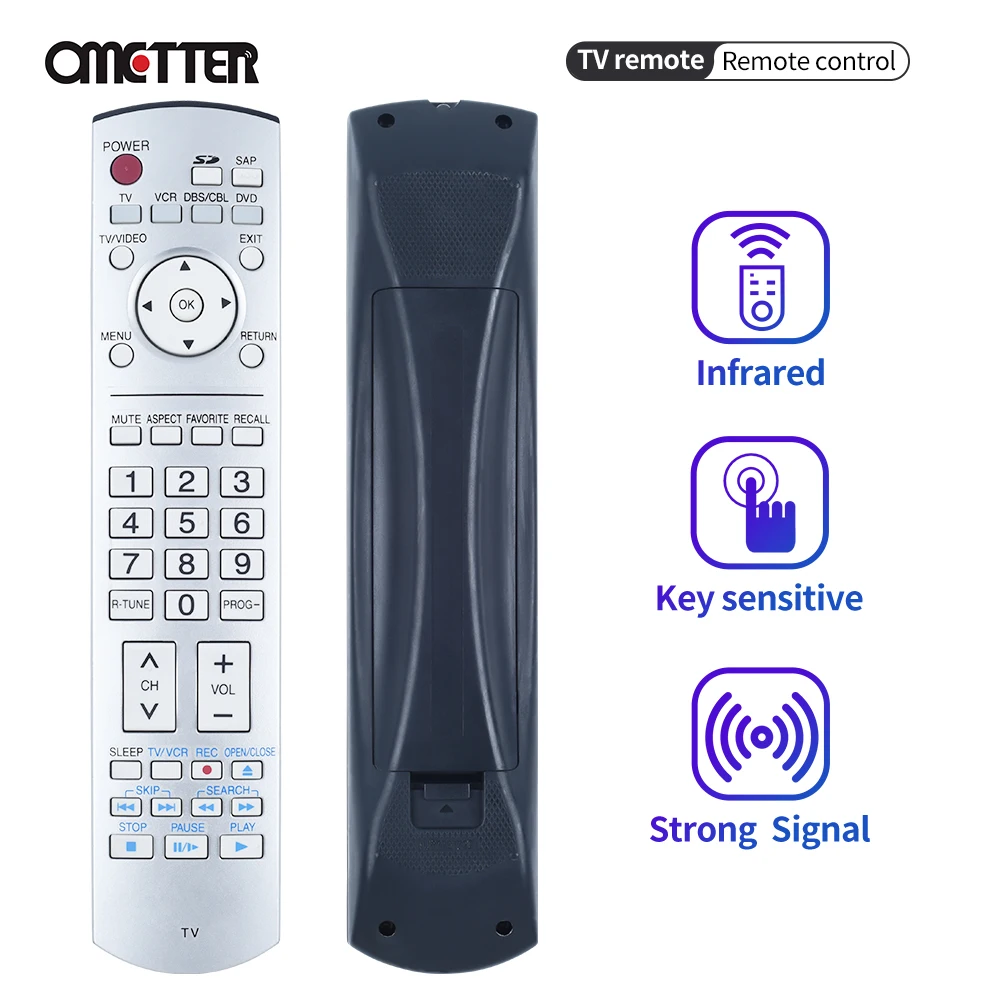 

Suitable for Panasonic TV Remote Control EUR7737Z20 TH-37PX60U TH-42PX60U TH-42PX60X TH-50PX60U TH-50PX60X TH-58PX60U