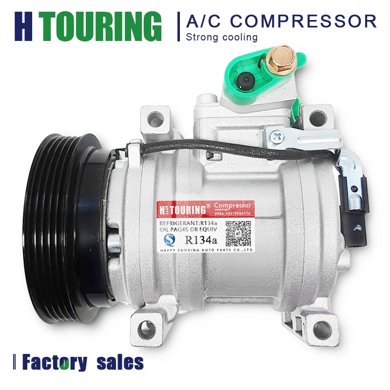 For Car Kia Picanto 2011-2014 HS11 AC COMPRESSOR F500-CPAAE-06 F500CPAAE06 977011Y100 97701-1Y100 977011Y001 97701-1Y001 5PK