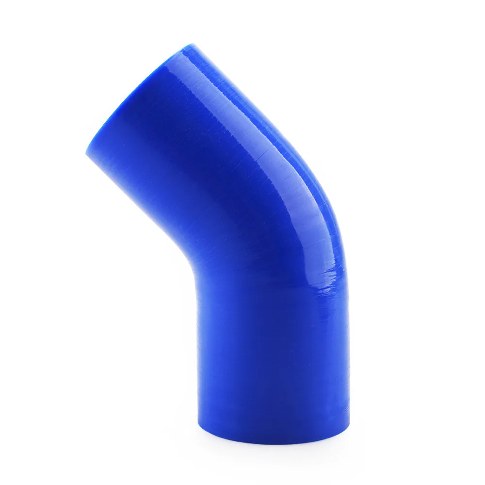 45 degree Silicone Elbow Hose 38 45 51 57 63 70 76 83 89 102MM Rubber Joiner Bend Tube for Intercooler Cold Air Intake Hose