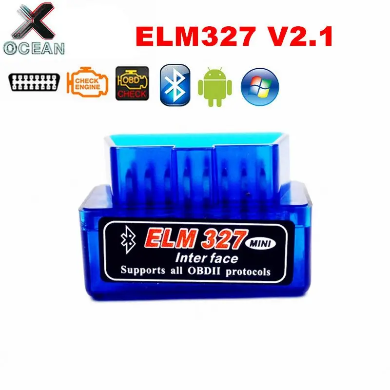 

10Pcs Super Mini ELM327 Bluetooth V2.1 OBD2 Car Diagnostic Tool ELM 327 Bluetooth For Android/Symbian For OBDII Protocol