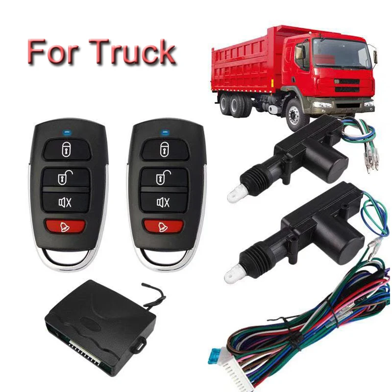 24v Universal car anti-theft device remote control central locking keyless remote control alarm system