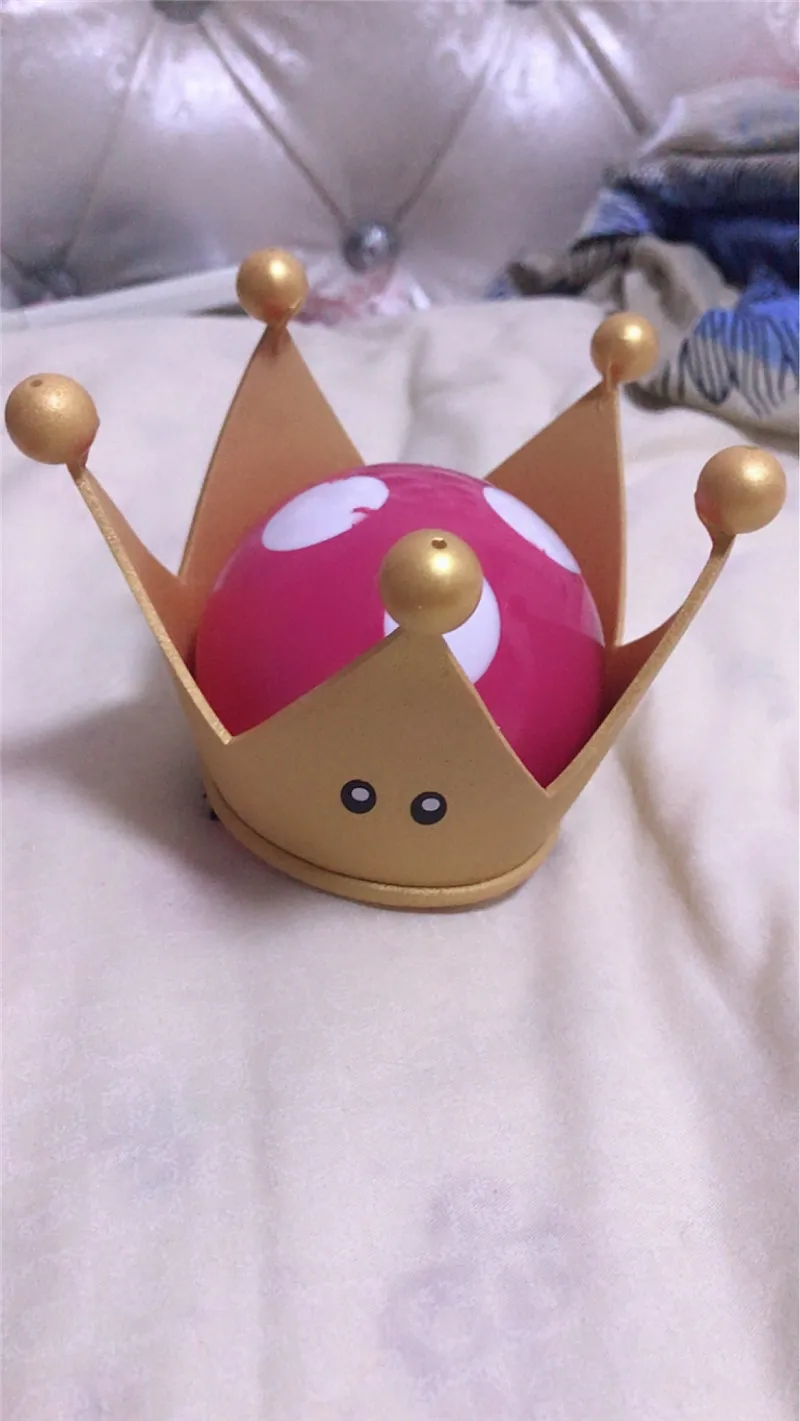 New Bowsette Kuppa Koopa Hime Princess Cosplay Womanize Crown Earrings Horns Hairpiece Headwear Halloween Costume Props Handwork