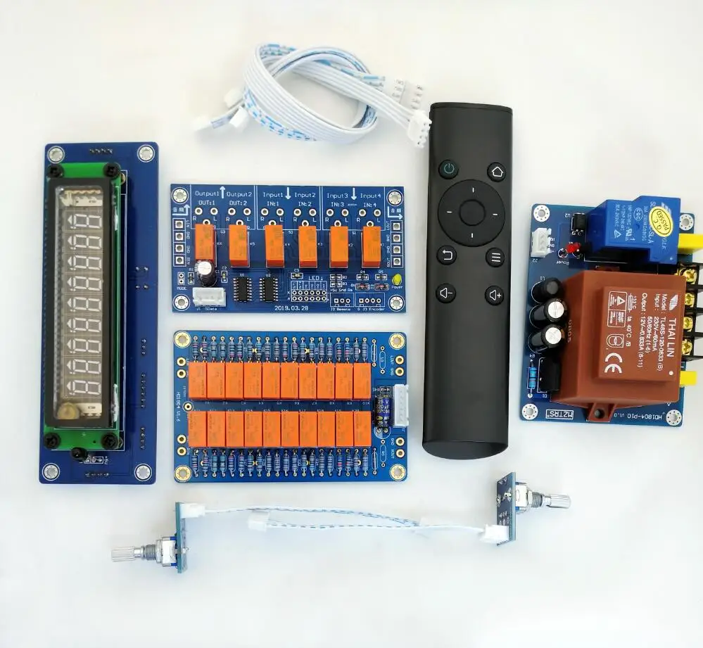 

Hifi Remote Volume Control Board Relay Plus Resistance 50K With VFD Display