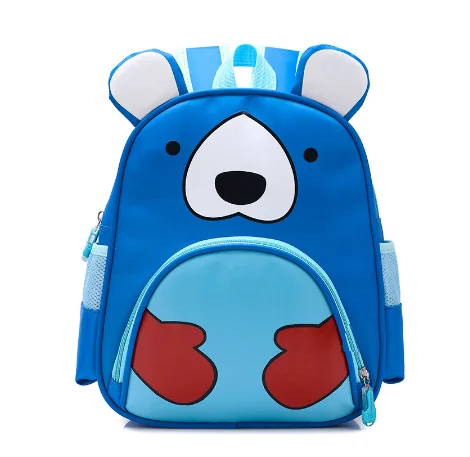 Mochila infantil com animal 3d, bolsa para crianças para meninos e meninas com estampas de animais fofas