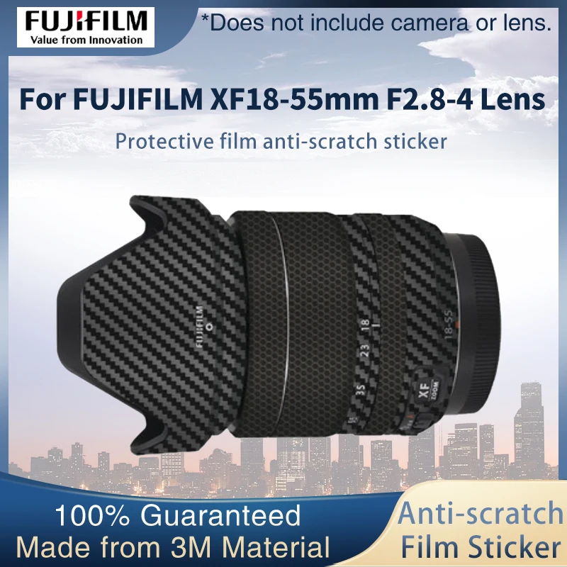 Lens protective film For FUJIFILM XF18-55mm F2.8-4 Lens Skin Decal Sticker Wrap Film Anti-scratch Protector Case