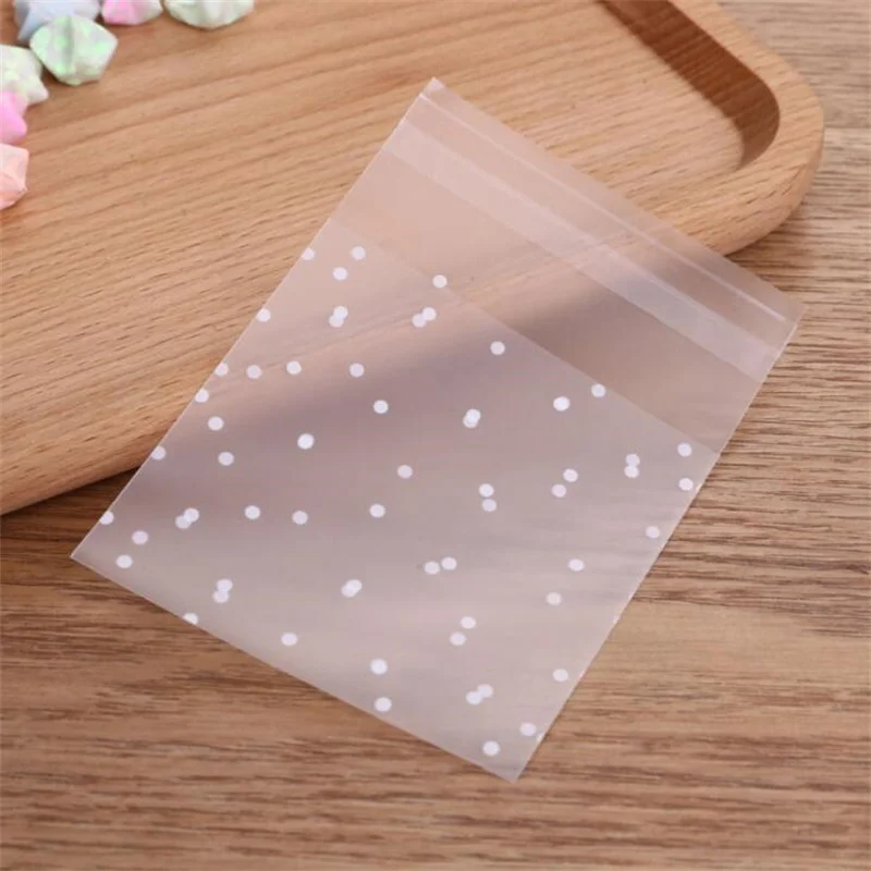 100pcs Flower OPP Wrapping Bag Pouch Jewelry Packaging Pouch Sachets for Small Businesses Imitation Storage Container Supplies