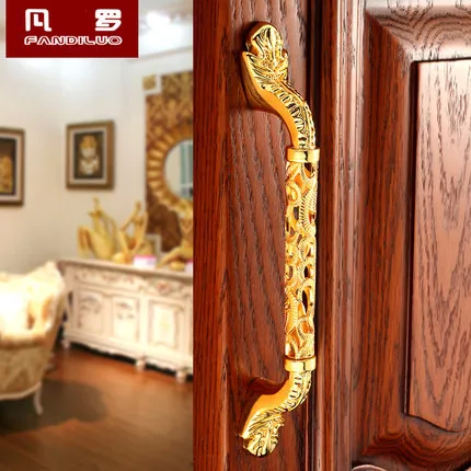 2pcs The handle European cabinet handle golden hollow out archaize furniture drawer handle perilla tirador pue