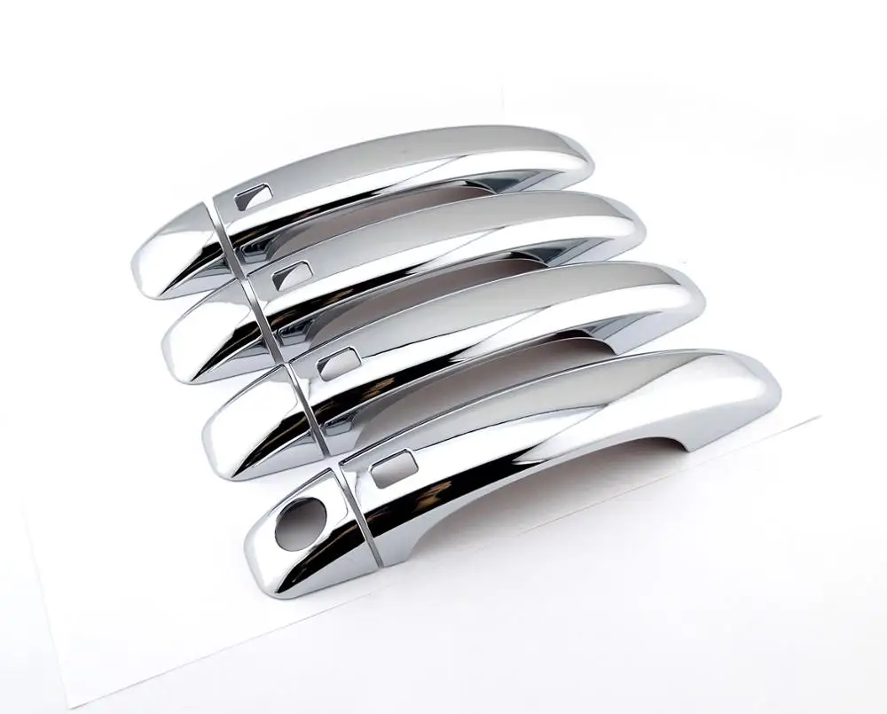 

4Doors Chrome Door handle cover auto door trim Cap shell for Audi Q5 09-13 A4 B8 S4 A5 08-11