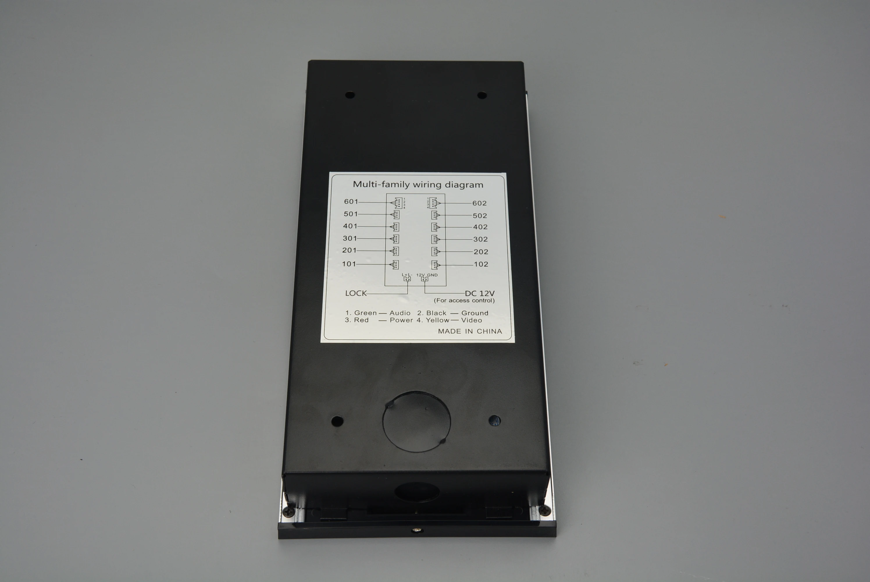 Wired Video Intercom Device For The Apartment Home RFID Access Camera Outdoor Unit Wth 2/3/4/5/6/8/10/12 Buttons Multi Key