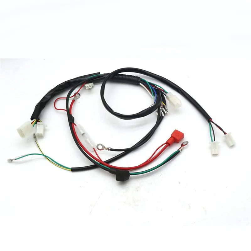 Complete Electrics Wiring Harness  Spark Plug CDI Ignition Coil Kits For Chinese Dirt Bike 50cc 110cc 120cc Zongshen Loncin