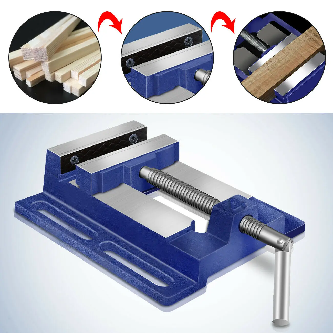 100mm Maschinen schraube Schraubstock bohrmaschine 4 Zoll Tisch bohrmaschine Aluminium legierung Mini Schraubstock Flach zange Klemm werkzeuge