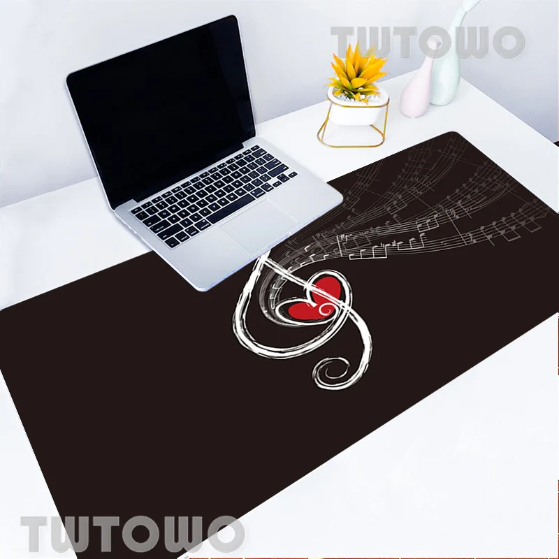 

Musical Notes Mouse Pad Gaming Accessories Desk Mat Large Size Mini Pc Pattern Tapis Souris Speed 900x400mm Xl Mousepad Carpet