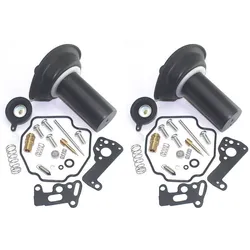 2Set for Yamaha Virago XV535 1990-2001 XV 535 Motorcycle Carburetor Repair Kit Plunger Diaphragm Gasket