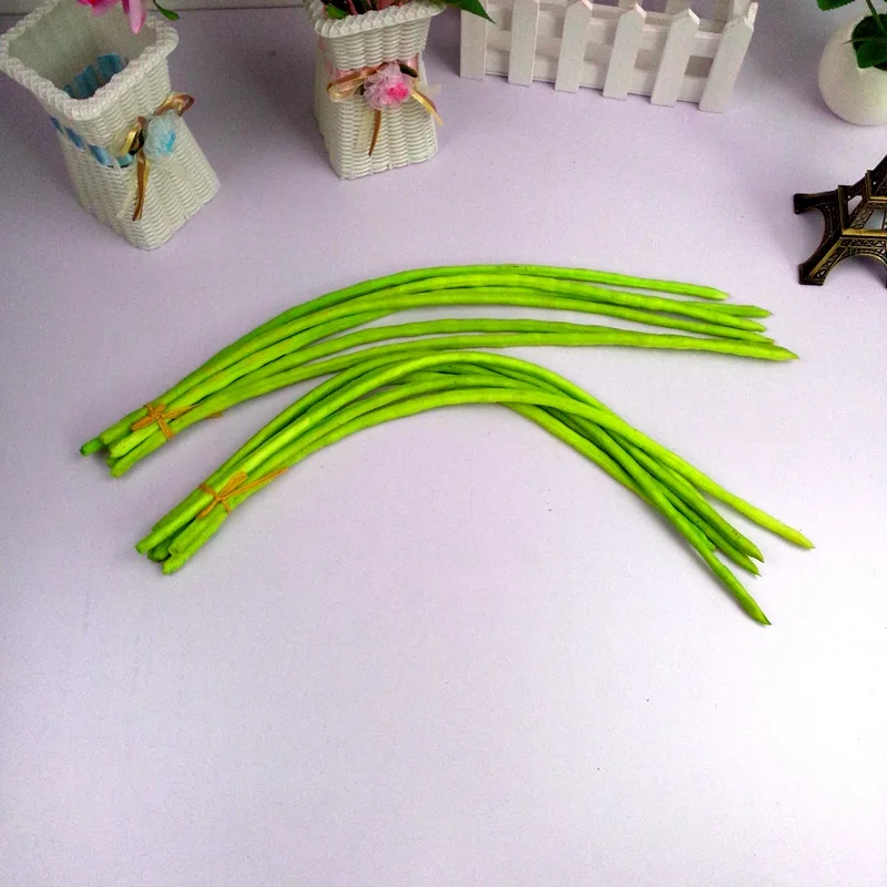 

Food Green Bean Set Vegetable Fruit Toy Model Simulation Early Educational Children Pretend Play House Unisex Finished Goods