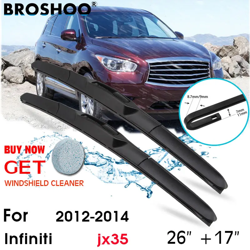 Car Wiper Blade Front Window Windscreen Windshield Wiper Fit Blades Accessories For Infiniti jx35 26