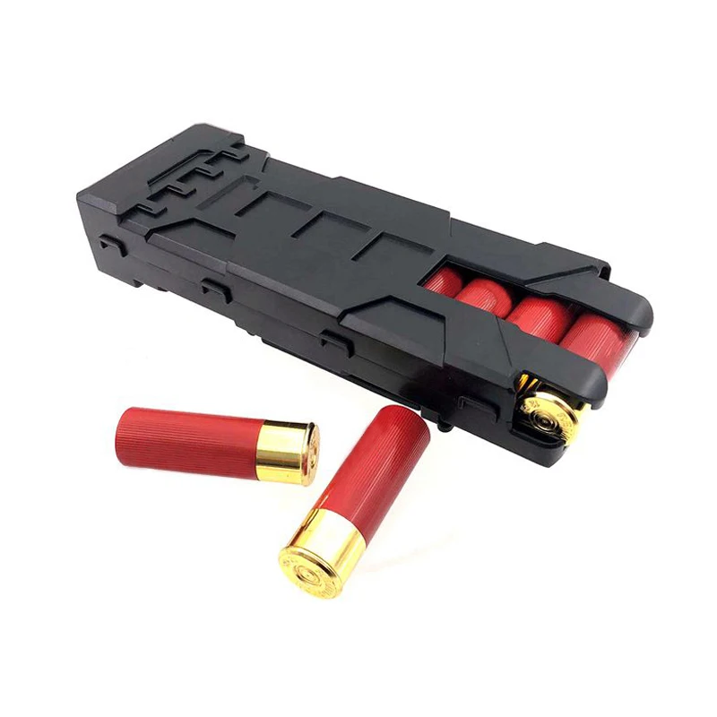 Tactical Shotgun Ammo Magazine etui 10 rund przeładuj uchwyt Molle Mag etui na 12 Gauge Magazine Ammo nabój Holder