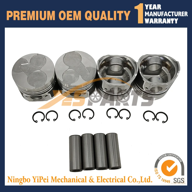 V1305 V1305-B Overhaul Rebuild Kit with Liner For Kubota Engine Full gasket