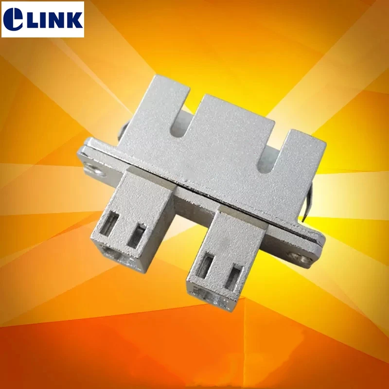 

LC-SC Duplex Adapter, Female-Female Fiber Optic, Metal Housing, Dual SC-LC Coupler, SM MM DX, 2.5mm-1.25mm, ELINK, Free Shipping