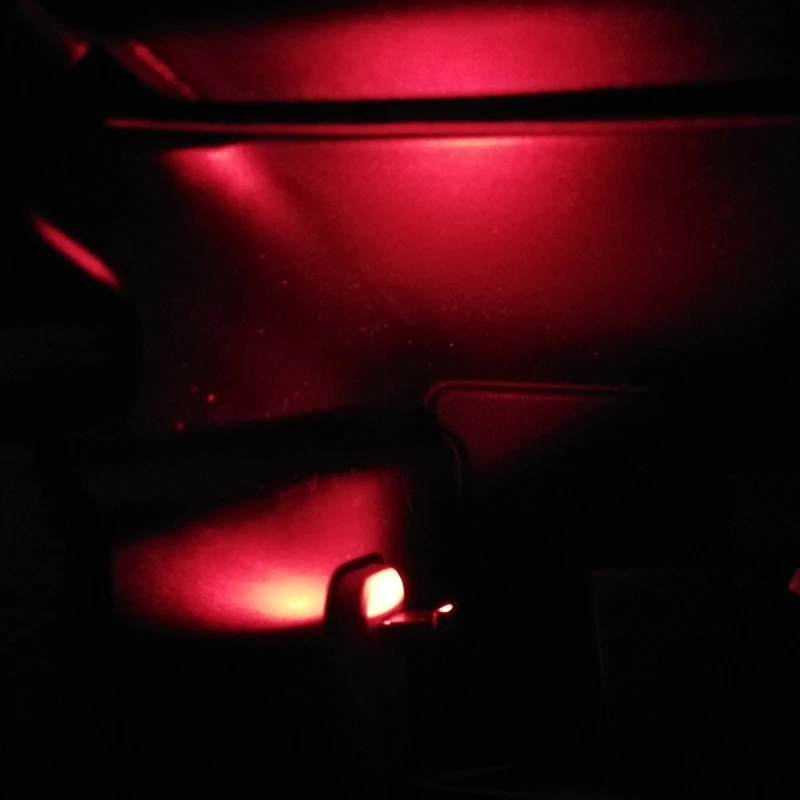 Mini Type-C LED RGB الضوء المحيط ، سطوع قابل للتعديل ، 8 مصباح متغير اللون ، منخفضة الطاقة ، متعددة الوظائف ، عالية مشرق