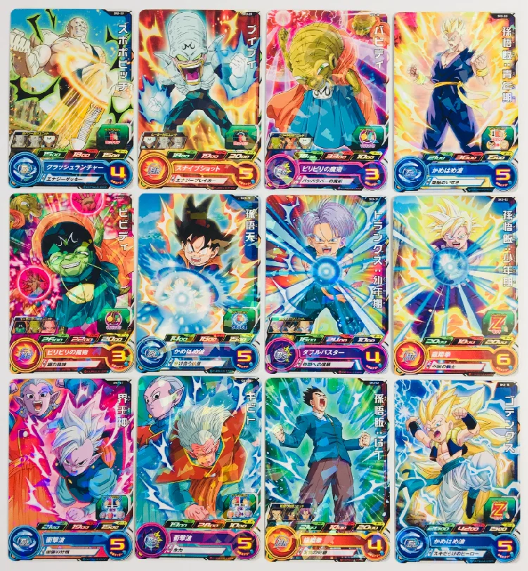 BANDAI Dragon Ball Son Goku Piccolo Cell Dodoria Broly Hero Card Flash Card Random 30 Cards 50 Cards 100 Unique Card Collection