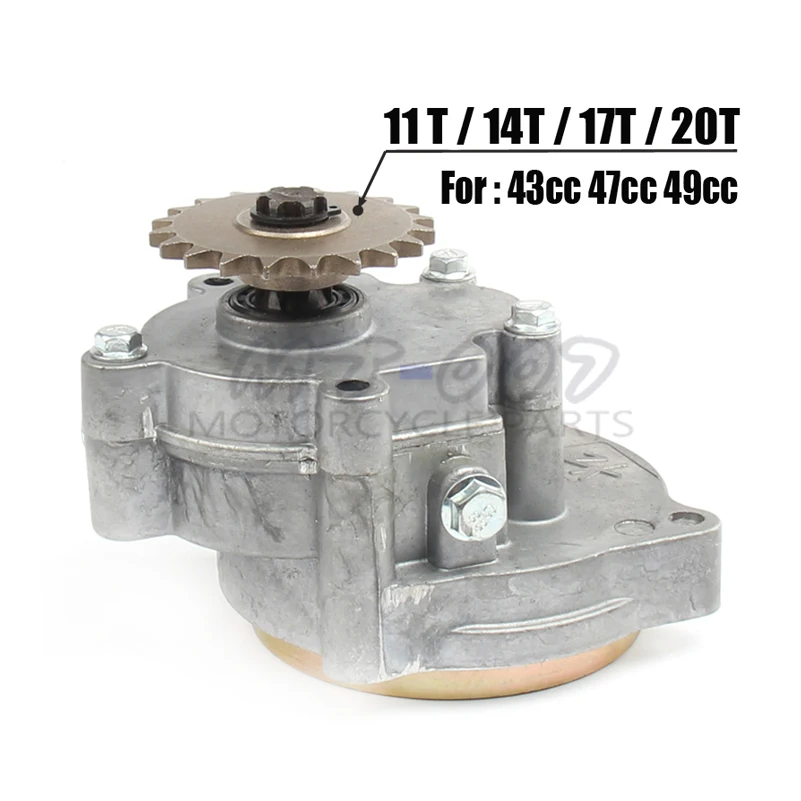 17T 43cc 47cc 49cc Engine Gear Reduction Transmission Box 2 STROKE T8F  For Mini ATV Pocket Bike Scooter Goped