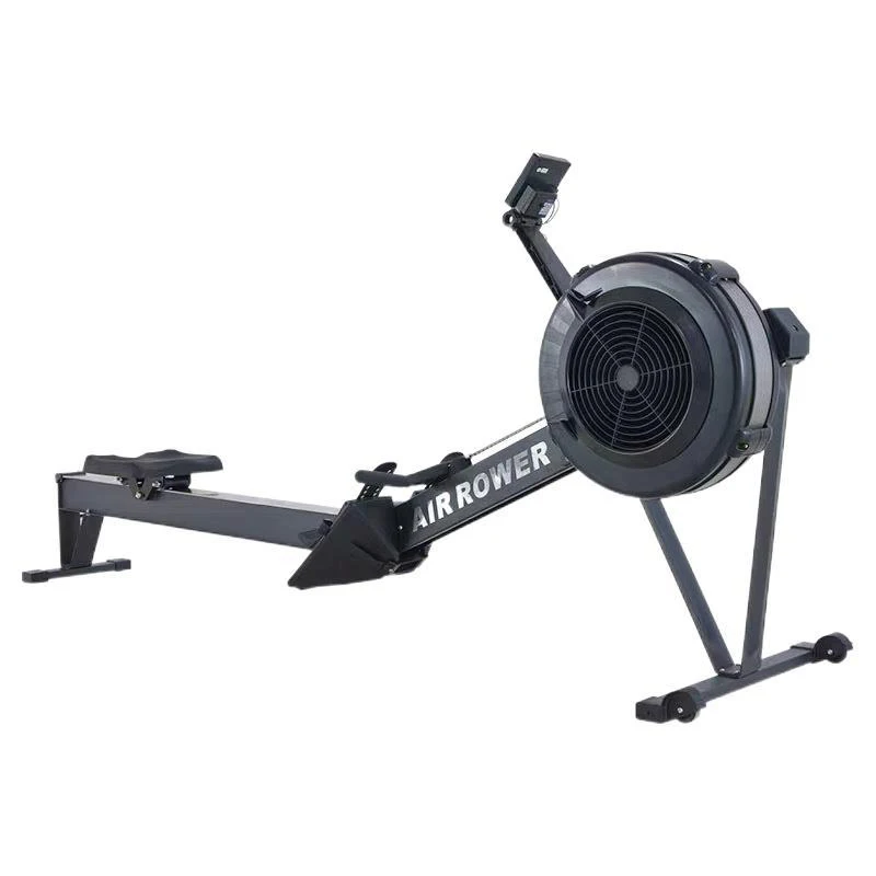 

Wind Resistance Rowing Machine Indoor Air Row Movable Folding Air Machine Home Fitness Equipment Windproof Gym Sports