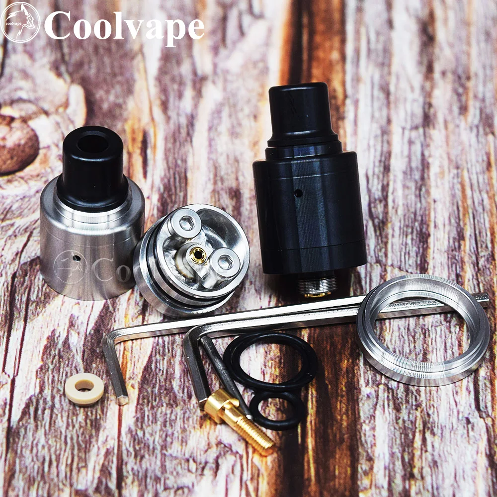 Wolf Coolvape Speed Pretty rda vapeアトマイザー、DIY電子タバコ、316ss素材、メカニカルスレッド、ボックスmod、18mm