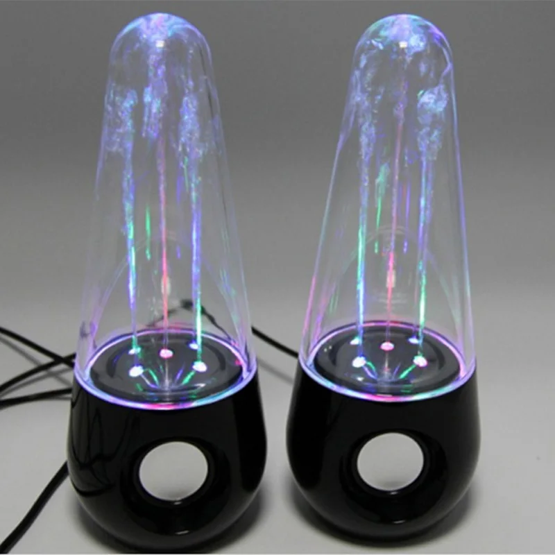 

LED Light Water Dancing Speakers Fountain Speaker HIFI Stereo SoundBox 3D Surround Loudspeaker For PC Phone Tablet Game Player