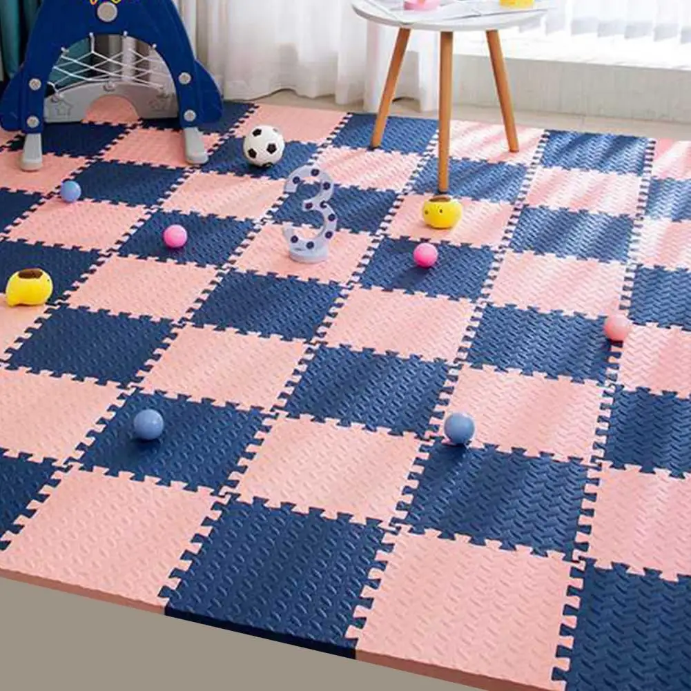 Alfombra de rompecabezas de 30cm x 30cm para bebé, tapete de juego para gatear, suave, antideslizante, seguro, azulejos, alfombras, suelo,