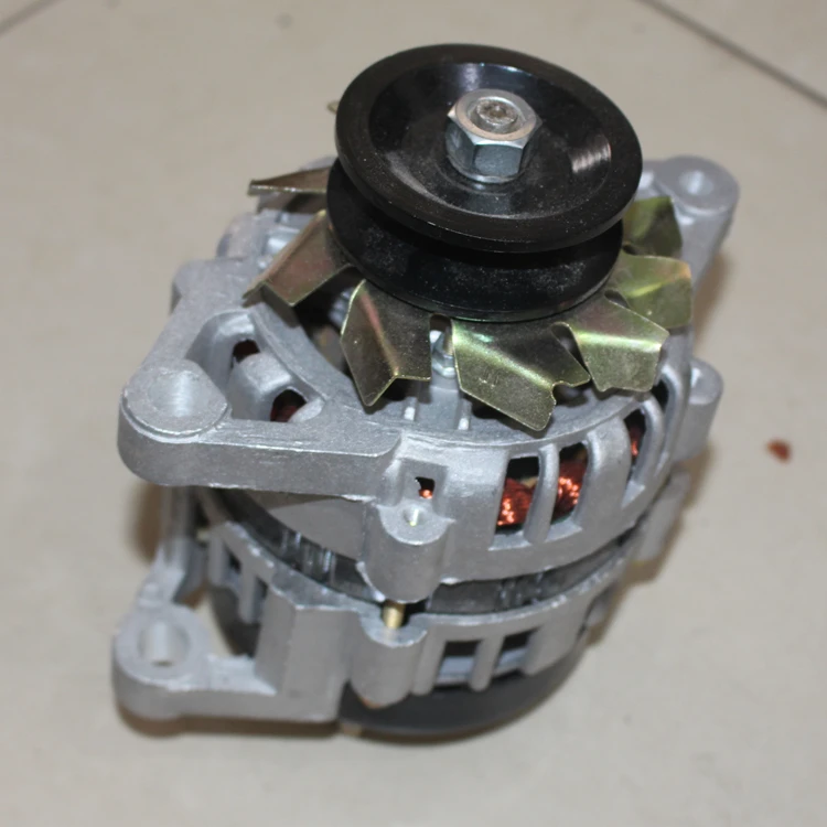 Tipo ruota a cinghia Magnete permanente 220 V Volt 2000 W Piccolo filo di rame avvolto alternatore brushless domestico ad alta potenza